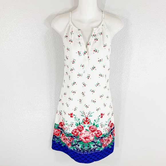 Skies Are Blue Dresses & Skirts - Skies are Blue white floral halter dress